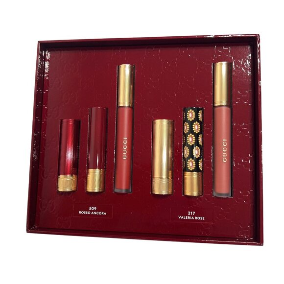 Gucci Other - Gucci Summer Floral Influencer PR Lip Set